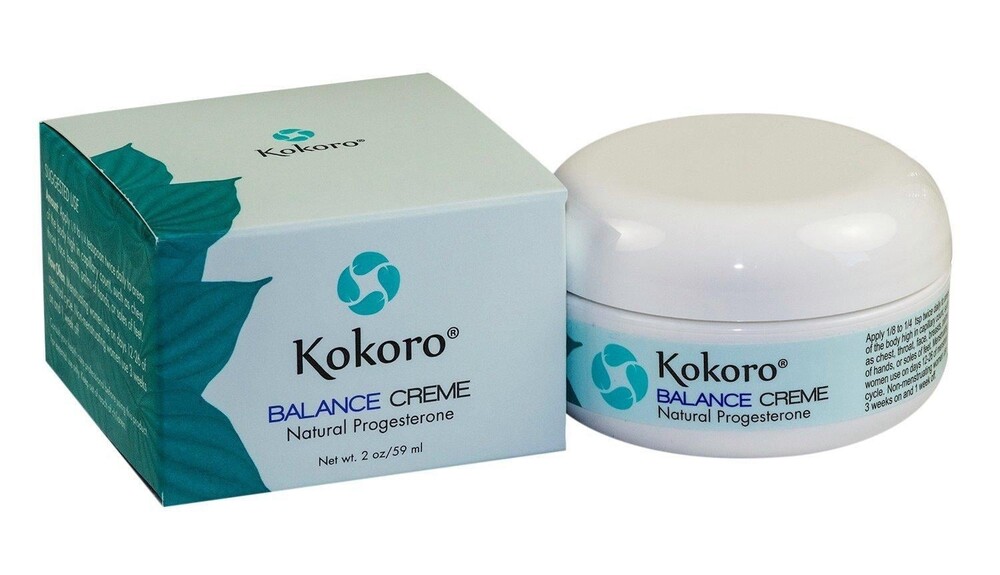 Kokoro Balance Cream Women's Bioidentical Natural Wild Yam Menopause Support